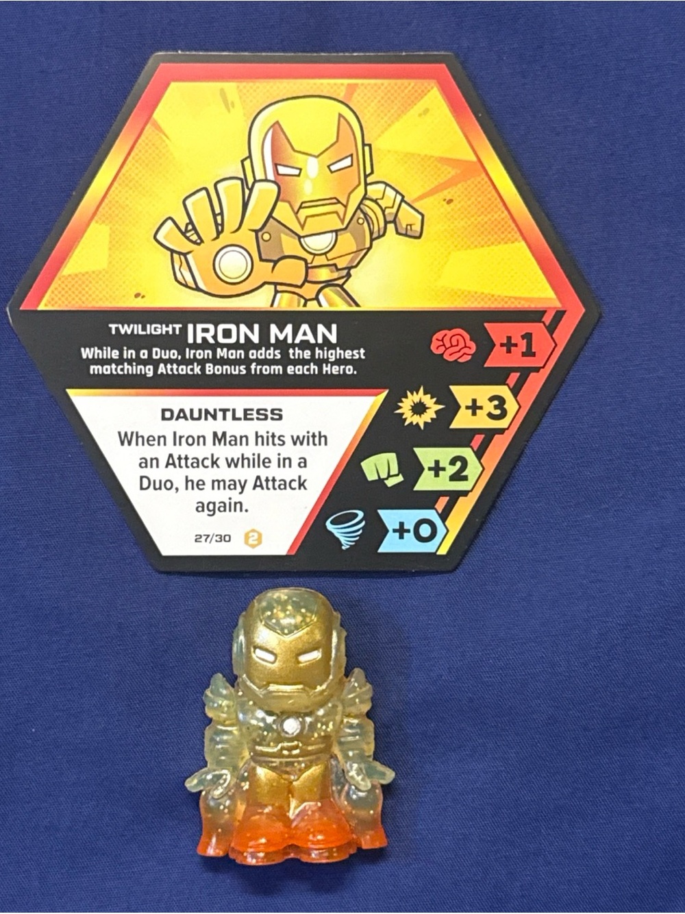 Funko Marvel BattleWorld Series 2 Twilight Iron Man Chase Figure w/ Card 2021
